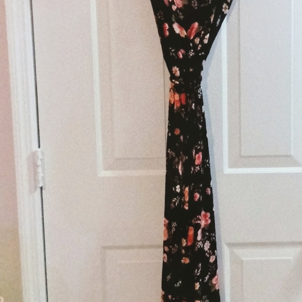 Cotton On Black Floral Maxi Dress